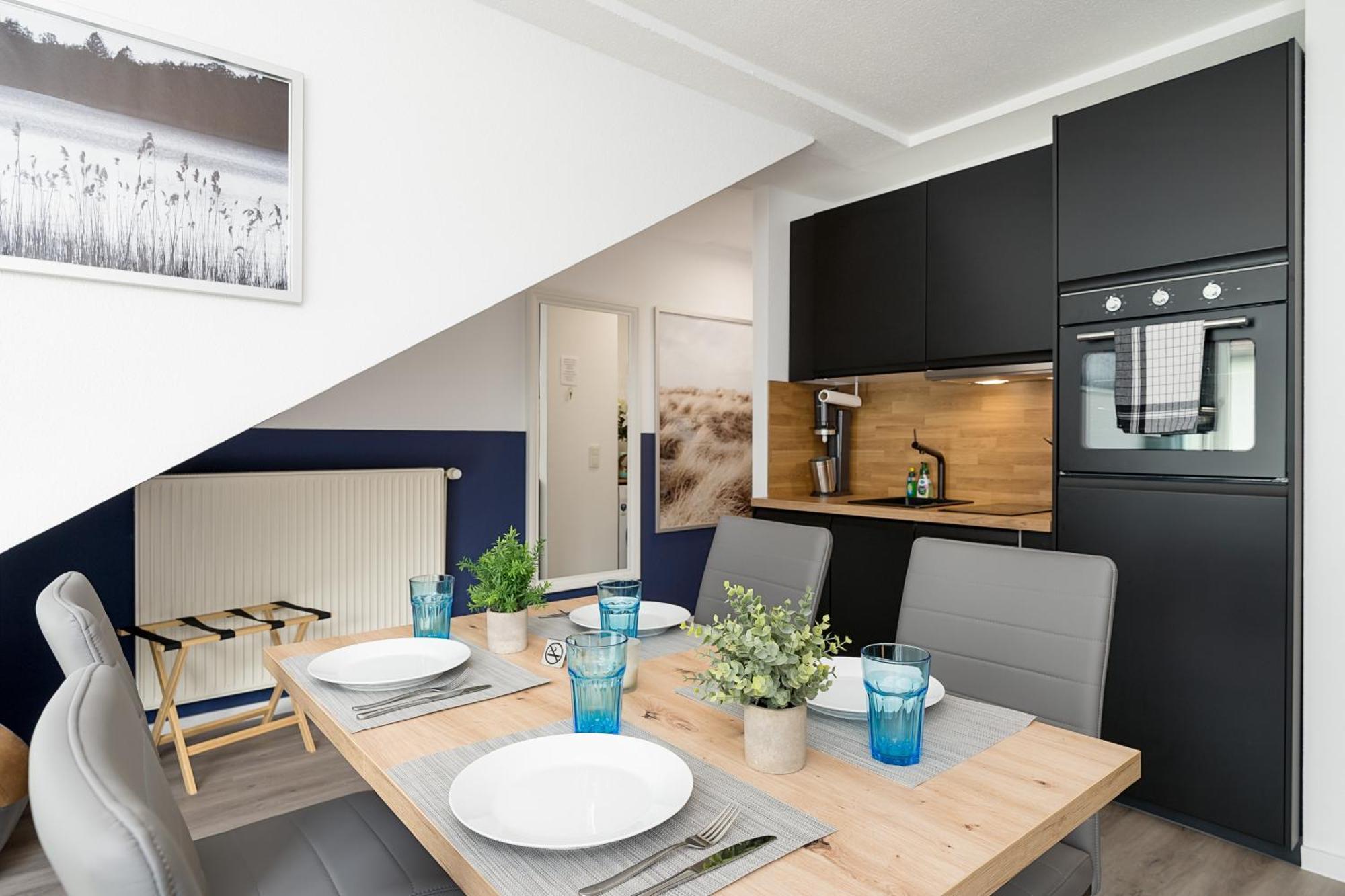 Federnest - Luxus-Studio - Kingsize Boxspringbett - Home-Office Mit Monitor Und Drucker - 11 Min Hbf Duisburg Luaran gambar